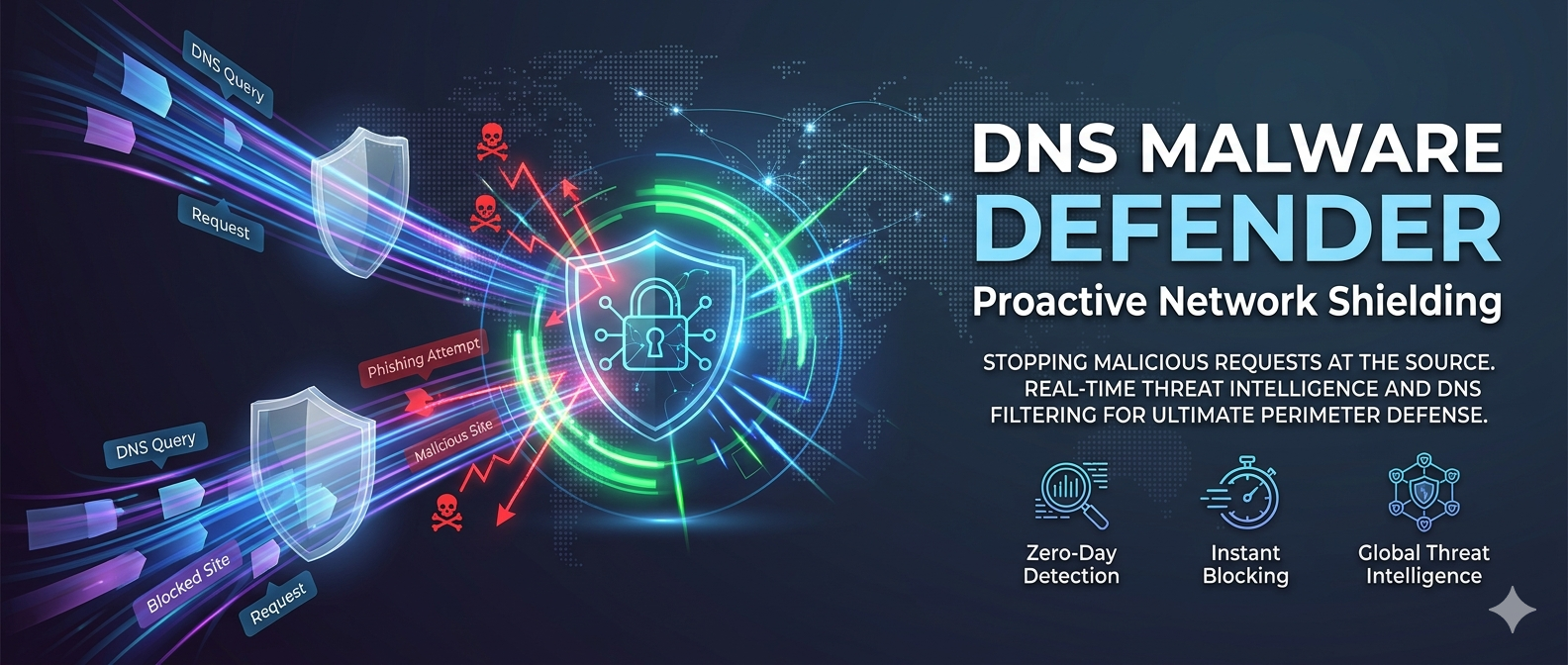 Multiview DNS Malware Defender